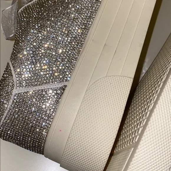 Jessica Simpson Women’s Cherello Platform Rhinestone Sneakers Size 10 - Picture 5 of 8